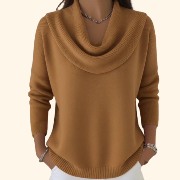 Emily – Elegant Jumper with Collar