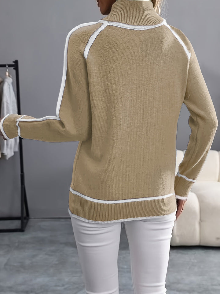 Janice - High Neck Pullover