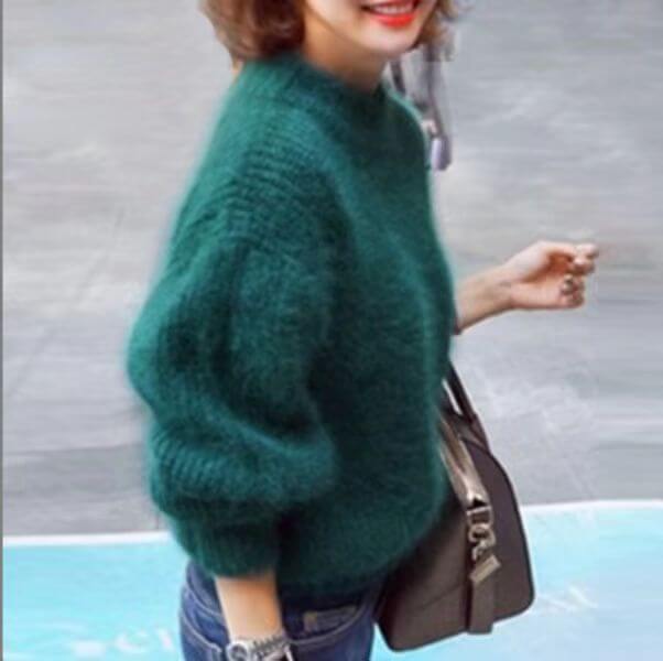 Emilie - Loose Knit Wool Sweater