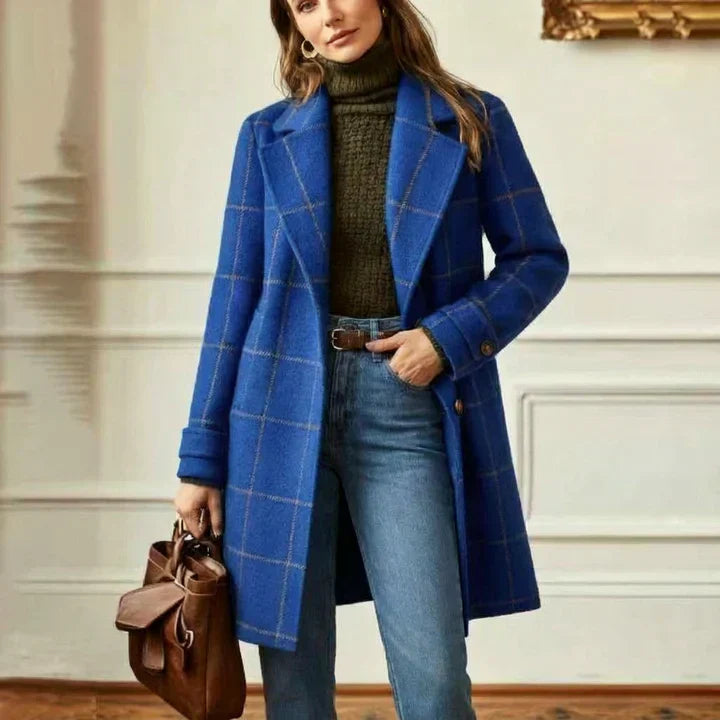 Catherine | Classic Plaid Winter Coat