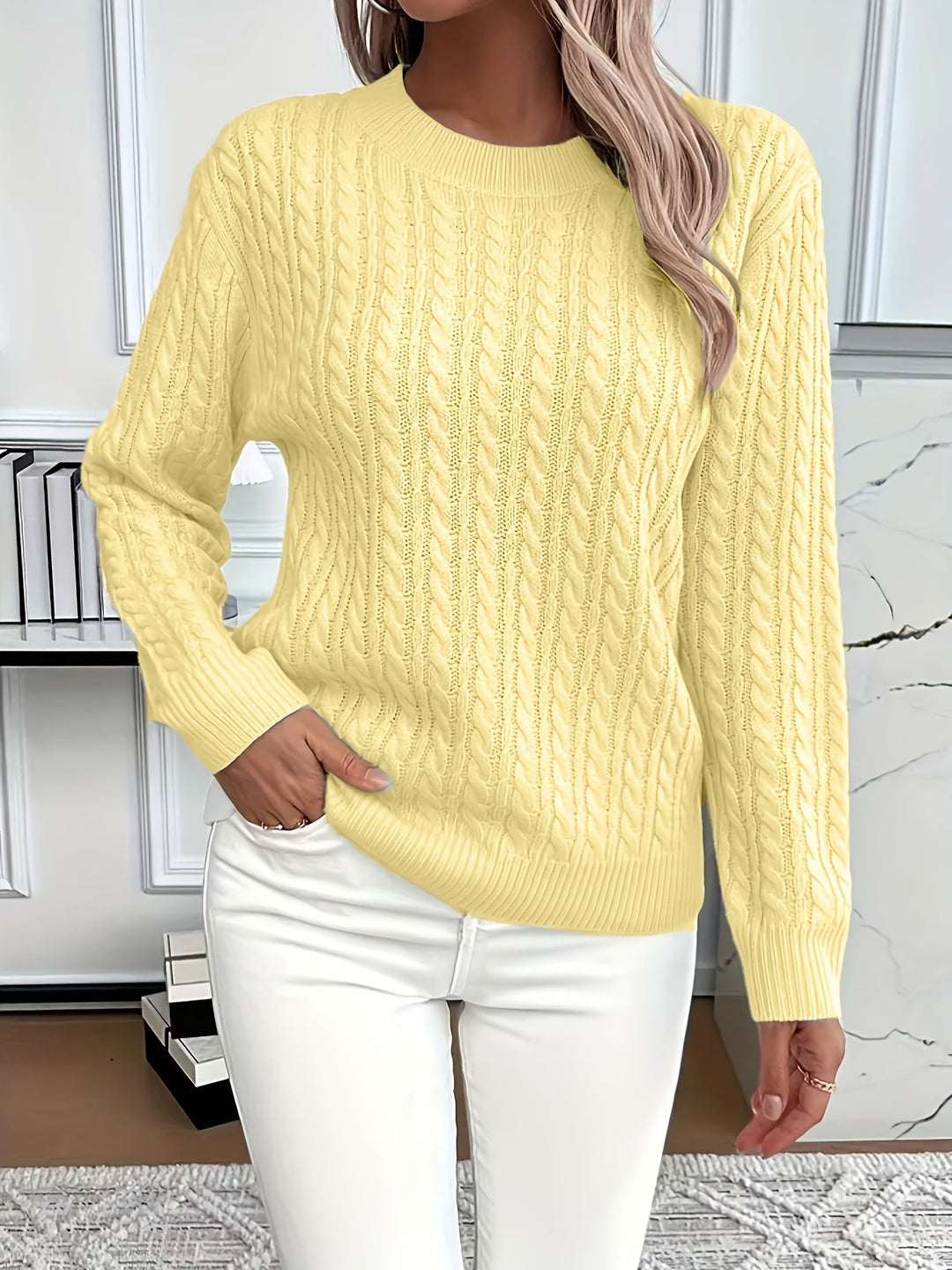 Florence - Cable Knit Sweater
