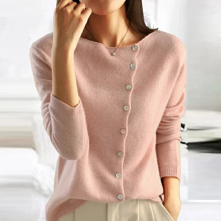 Kyra - Elegant Button Cardigan