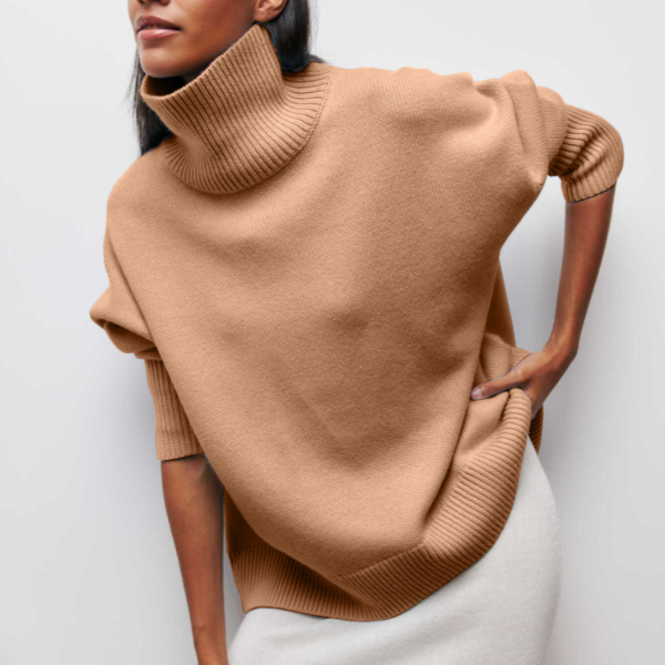 Margot - Knitted Roll Neck Jumper