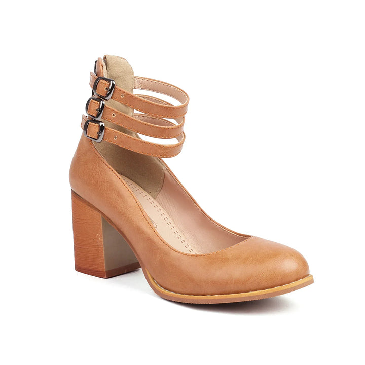 ELARA™ – Leather Charm Heels