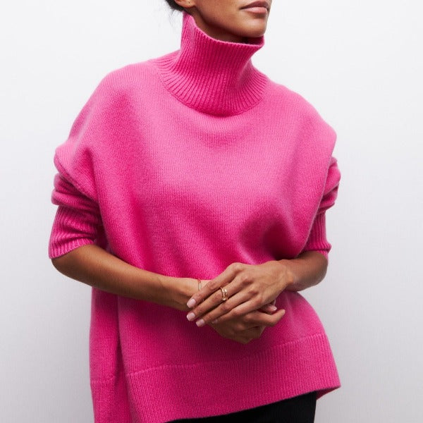 Margot - Knitted Roll Neck Jumper