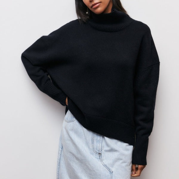 Margot - Knitted Roll Neck Jumper