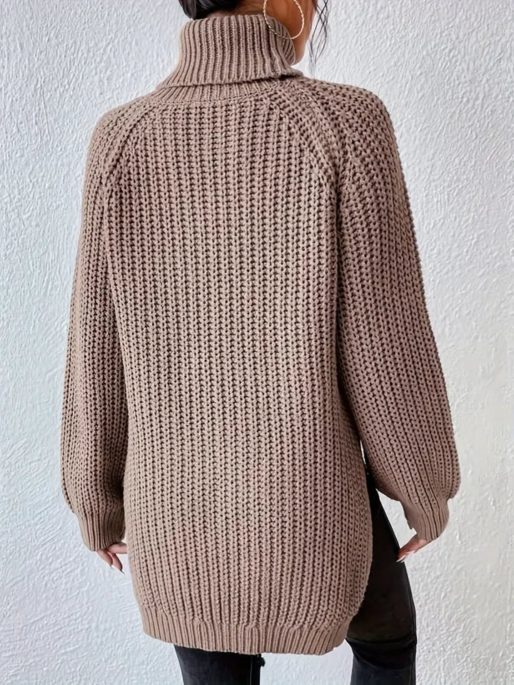 Lavender - Couture Roll Neck Jumper
