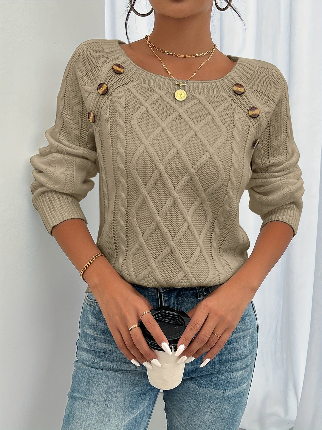 Bella – Cable Knit Jumper