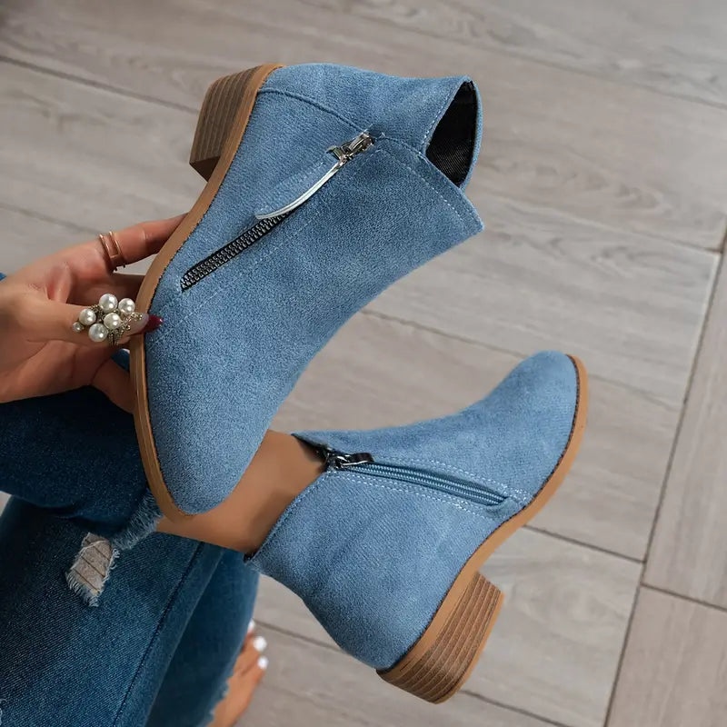 SYLARA | SUEDE ANKLE BOOTS
