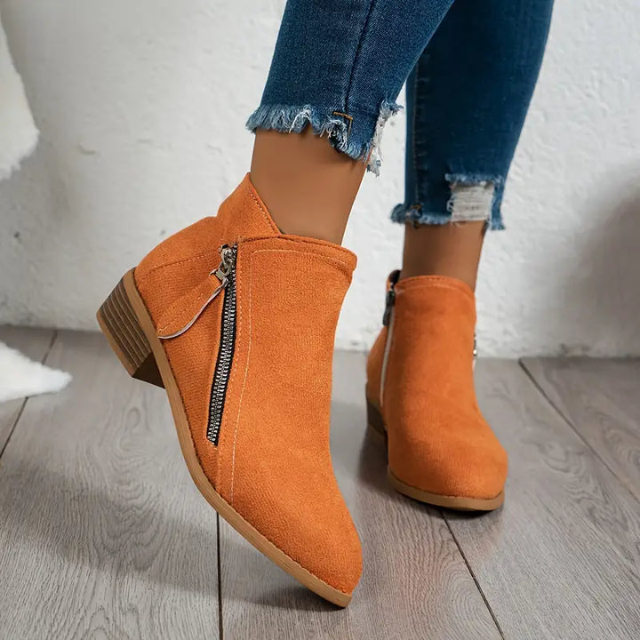 SYLARA | SUEDE ANKLE BOOTS