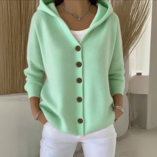 Janet – Trendy Cardigan with Hood