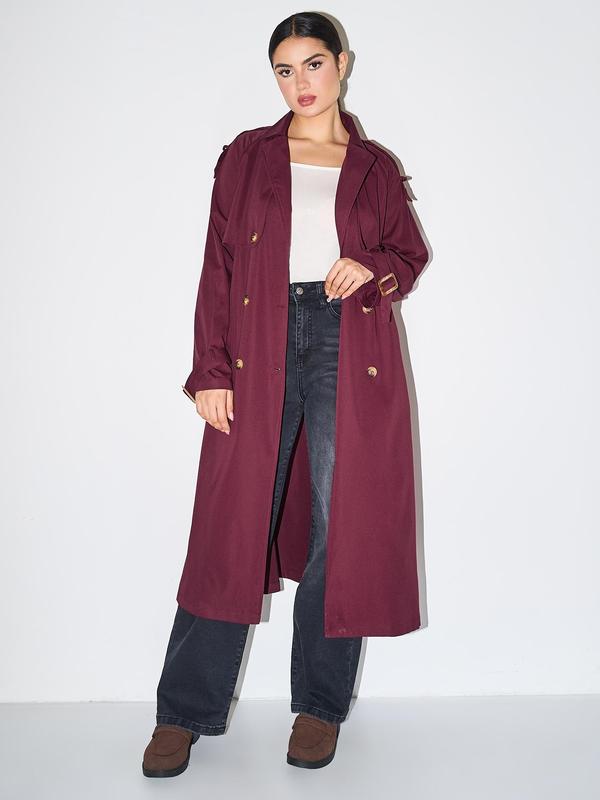 SOLANA™ - Elegant Double Breasted Winter Warm Trench Coat