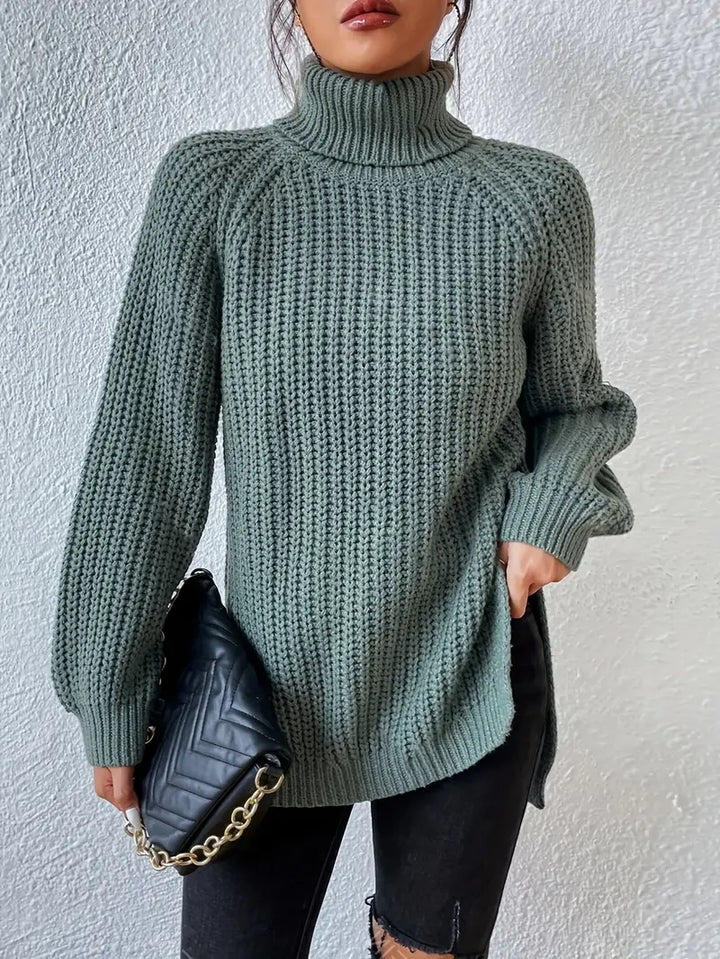 Lavender - Couture Roll Neck Jumper